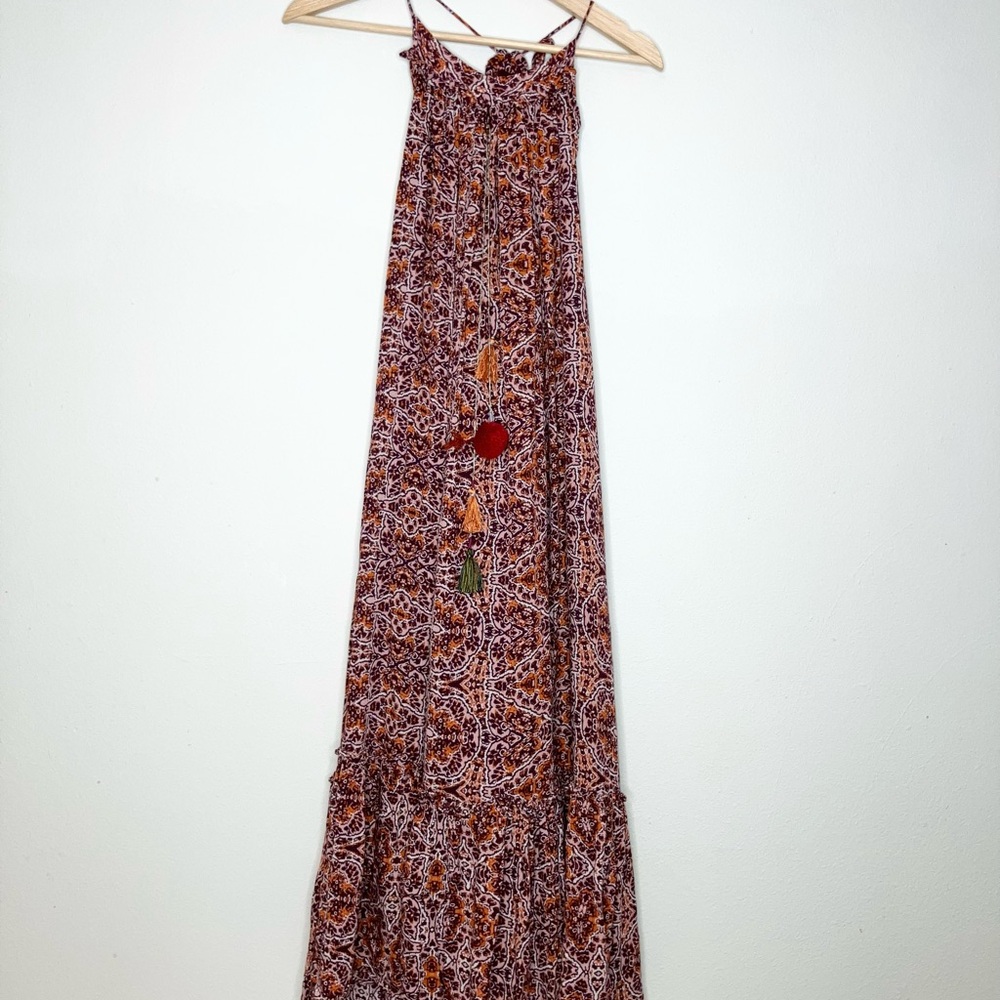 Misa Los Angeles Thale Marseille pom pom maxi dress medium - Picture 5 of 9